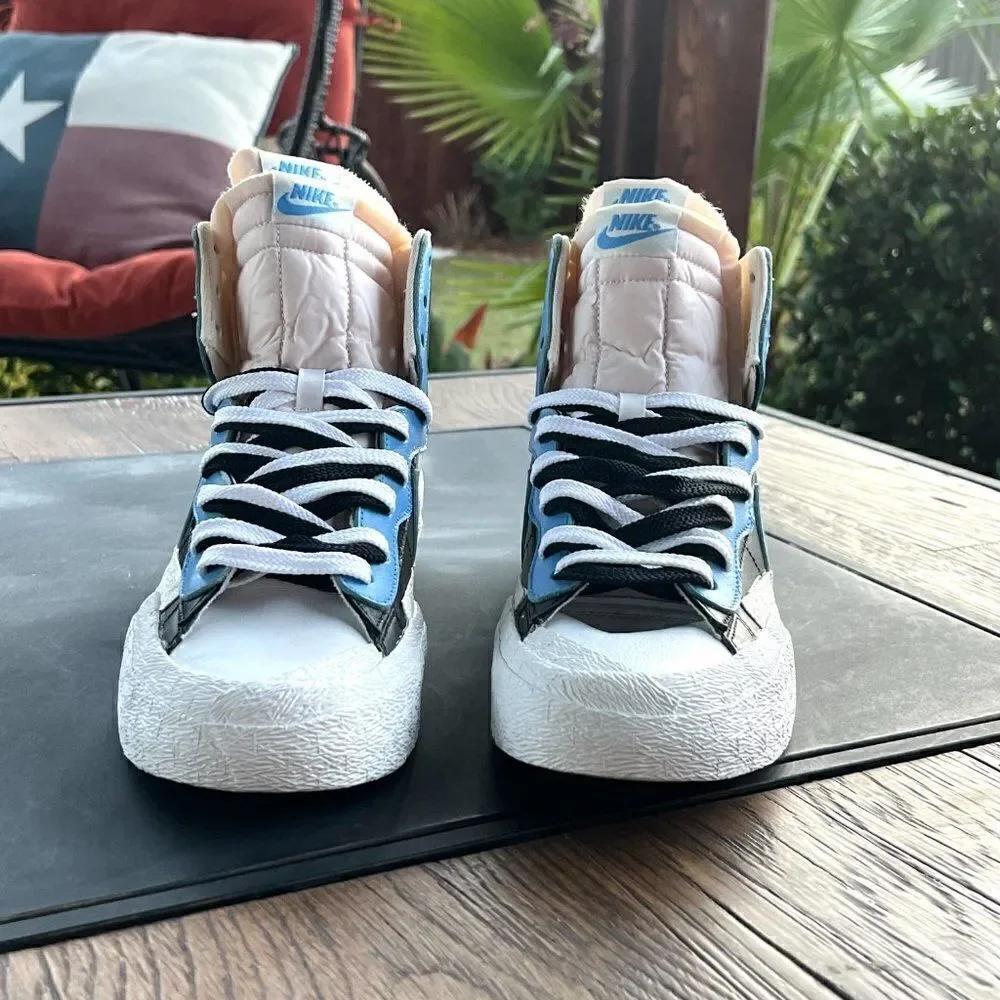 Sacai x Nike Blazer Mid 'Black Blue' (2019)